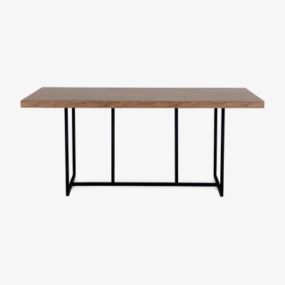 Vivense Pandora 6-10 Seat Fixed Dining Table, Walnut