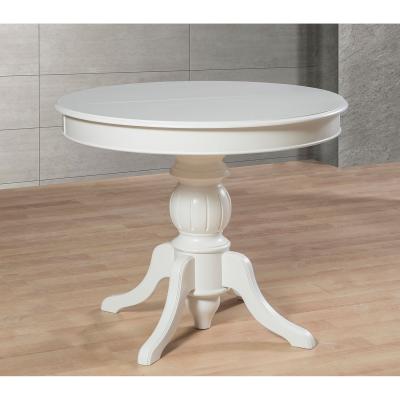 Vivense Killeter Round Dining Table, White