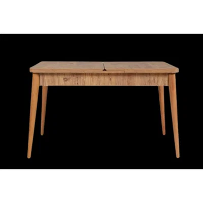 Vivense Vina 4-6 Seat Extendable Dining Table, Oak