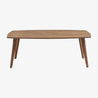 Vivense Neo 6 Seat Fixed Dining Table, Beech Wood