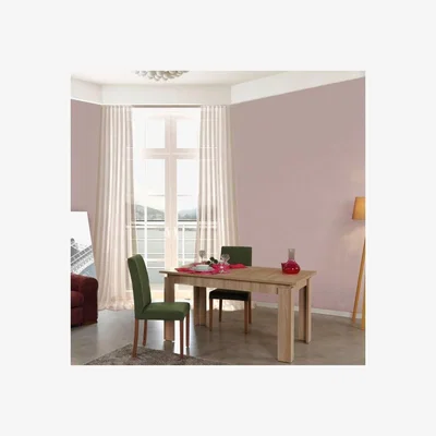 Vivense Huqqa 4-6 Seat Extendable Dining Table, Light Wood