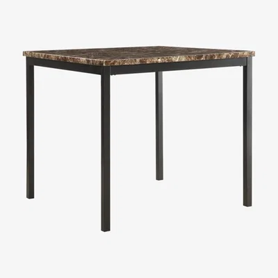Vivense Blink 4 Seat Dining Table, Marble