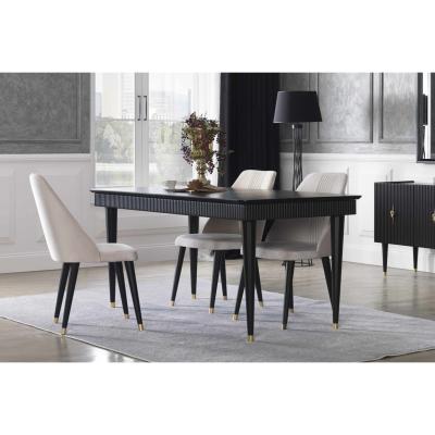 Vivense Creo Extendable Dining Table, Black