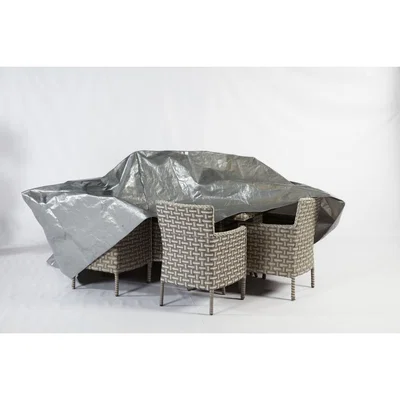 Vivense Homaks Outdoor Dining Table & Chairs Cover