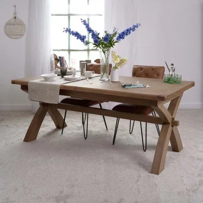 Woods Furniture Hudson Large Extending Dining Table 2m - 2.5m
