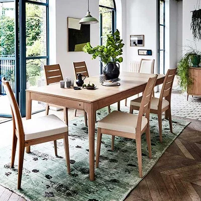 Woods Furniture Ercol 26404142 Romana Extending Dining Table Large W210cm