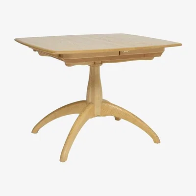 Woods Furniture Ercol 1192 Windsor Small Extending Pedestal Table