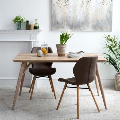 Woods Furniture Kaminly 140cm Scandi Style Small Dining Table