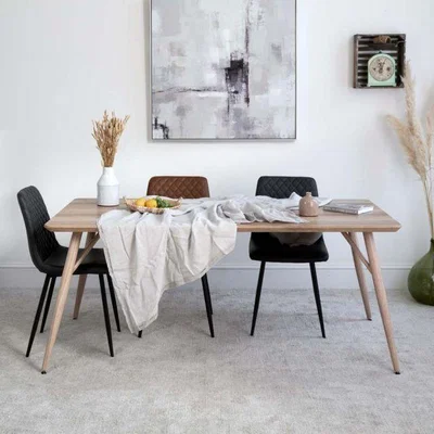 Woods Furniture Kaminly 180cm Scandi Style Medium Dining Table