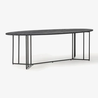 Westwing Oval Mango Wood Dining Table Luca, in various sizes