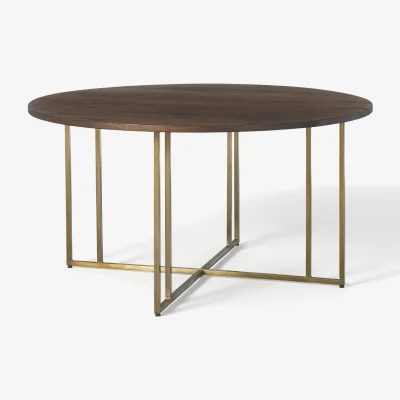 Westwing Round Mango Wood Dining Table Luca, in various sizes