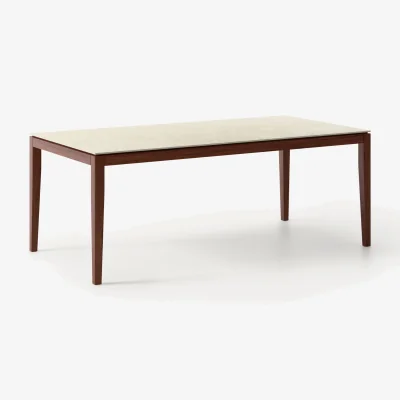 Westwing Travertine Effect Dining Table Jackson, in various sizes