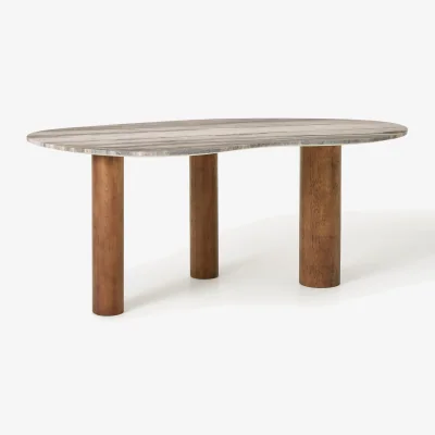 Westwing Organic-Shaped Marble Dining Table Naruto, in various sizes