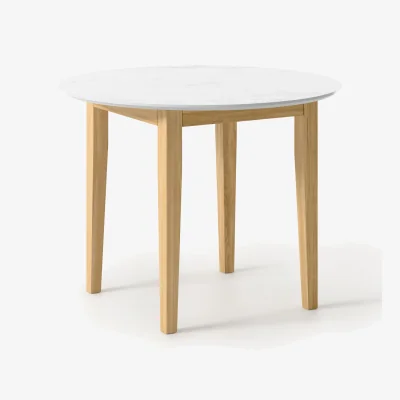 Westwing Round Marble Effect Dining Table Jackson, in various sizes