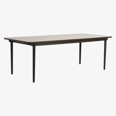Westwing Extendable Oak Wood Dining Table Fairmount, 220/265 x 95 cm
