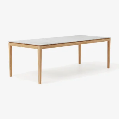 Westwing Marble Effect Dining Table Jackson, in various sizes