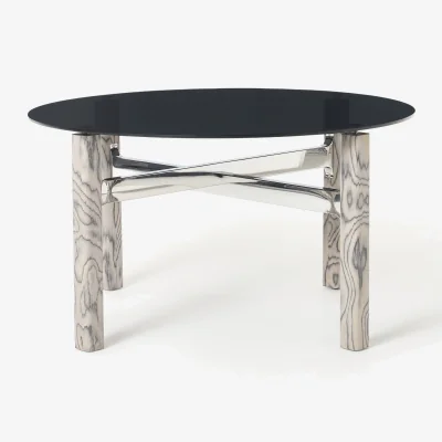 Westwing Dining Table Sam with Glass Top, in various sizes