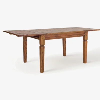 Westwing Extendable Acacia Wood Dining Table Chateux, 120 - 200 x 90 cm