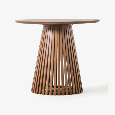 Westwing Round Wooden Dining Table Brookland, Ø 90 cm