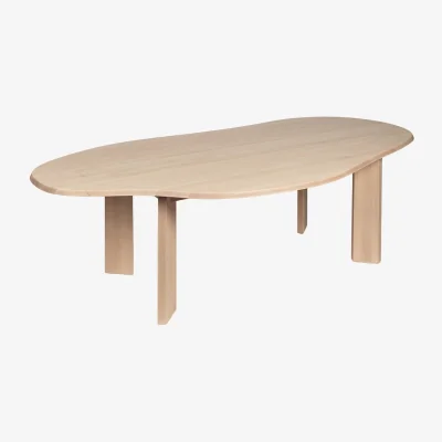 Westwing Beech Wood Dining Table Tarn, 220 x 119 cm