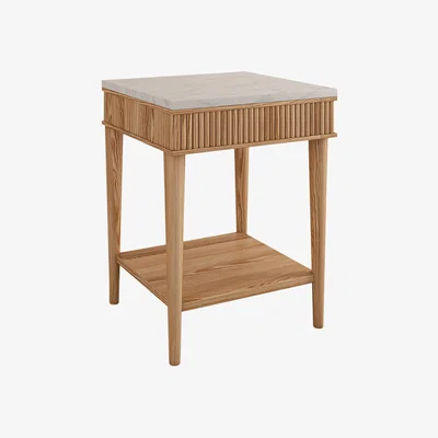 Amara Kam Ce Kam - Mausam Bedside Table - Natural Ash