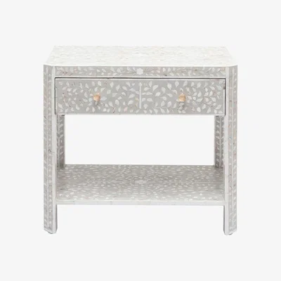 Amara Made Goods - Hessa Nightstand - Natural/Grey - Double