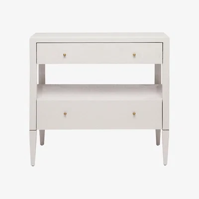 Amara Made Goods - Conrad Nightstand - French Grey - Double