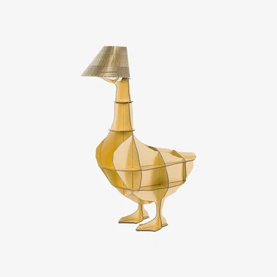 Amara ibride - Mobilier de Compagnie - Illuminated Bedside Table - Junon Goose - Gold
