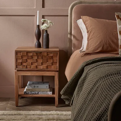 Atkin & Thyme Poppy Bedside Table