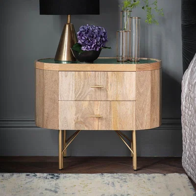 Atkin & Thyme Jade Marble Bedside Drawers