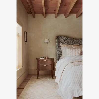 Anthropologie Isla Fluted Bedside Table