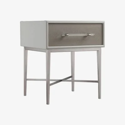 Andrew Martin Alice Bedside Table Grey, Bedside Table - Andrew Martin