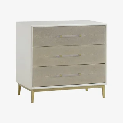 Andrew Martin Alice Nightstand Ivory, Bedside Table - Andrew Martin