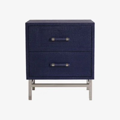 Andrew Martin Hesta Bedside Table Blue, Bedside Table - Andrew Martin