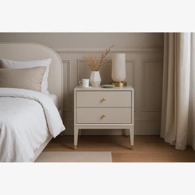 And So To Bed Novello 2-Drawer Bedside Table