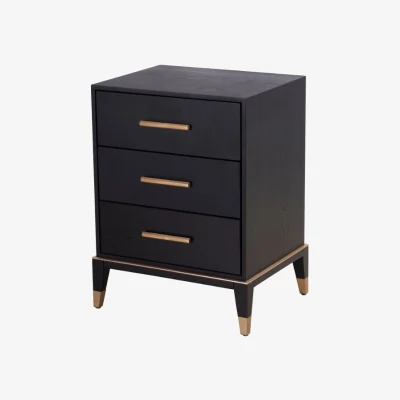 And So To Bed Isaac 3 Drawer Bedside Table