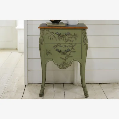 And So To Bed Floral Bedside Chest