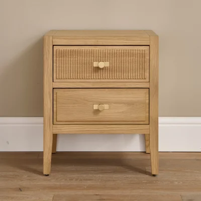 Arighi Bianchi Shelby 2 Drawer Bedside