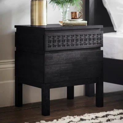 Arighi Bianchi Akari 2 Drawer Bedside Cabinet