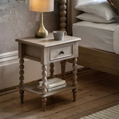 Arighi Bianchi Newbury 1 Drawer Bedside Table