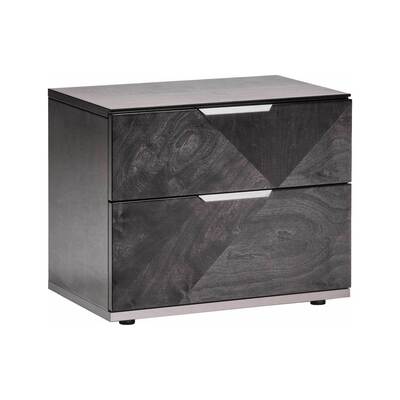 Barker and Stonehouse Silva Bedside, Dark Birch High Gloss