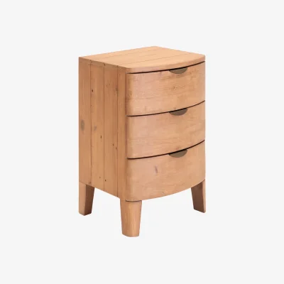 Barker and Stonehouse Halstatt 3 Drawer Bedside Cabinet, Wood | Barker & Stonehouse