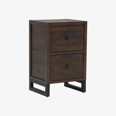 Barker and Stonehouse Tacoma 2 Drawer Office Cabinet, Brown | Barker & Stonehouse