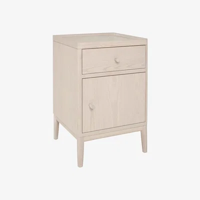 Barker and Stonehouse Salina Bedside Cabinet, Neutral | Barker & Stonehouse
