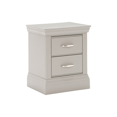 Barker and Stonehouse Helmsley Small 2 Drawer Bedside, Urban Grey