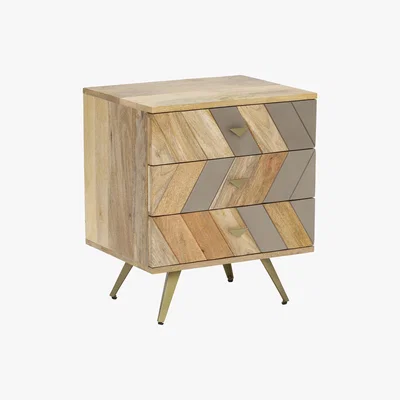 Barker and Stonehouse Leif 3 Drawer Bedside