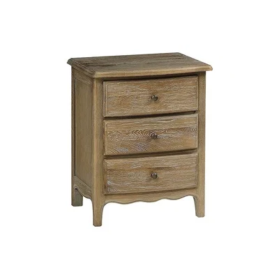 The Cotswold Company Camille Limewash Oak Bedside