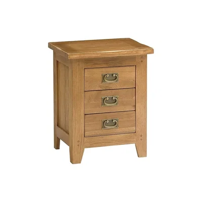 The Cotswold Company Oakland 3 Drawer Bedside Cabinet