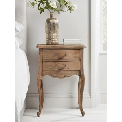 Cox and Cox NEW Delphine Reclaimed Wood Bedside Table