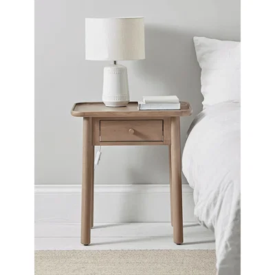 Cox and Cox NEW Fjord Oak Bedside Table
